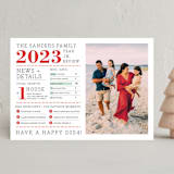 "Family Year in Review" - Holiday Cards in Holly by cambria - Front