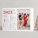 "Family Year in Review" - Holiday Cards in Holly by cambria - Folded Card