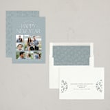 "Lisette" - Holiday Cards in Slate by Vivian Yiwing - Assembled