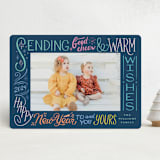 "Fresh New Year" - Holiday Cards in Navy by Morgan Ramberg - Front