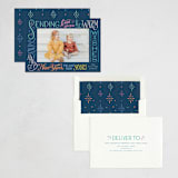 "Fresh New Year" - Holiday Cards in Navy by Morgan Ramberg - Assembled