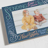 "Fresh New Year" - Holiday Cards in Navy by Morgan Ramberg - Detail