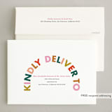 "This Will Be Our Year Arched Type" - Holiday Cards in Pomegranate by Ampersand Design Studio - FREE Recipient Addressing