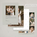 "scripted cheers" - Holiday Cards in Snow by Jackie Crawford - Back of Card Options