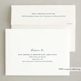 "Topcoat" - Holiday Cards in Lagoon by Jennifer Postorino - FREE Recipient Addressing