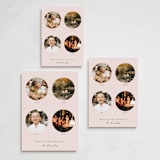 "Seasons in review" - Holiday Cards in Melon by Adelyn T. - Formats Available