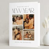 "New Us" - Holiday Cards in Snow by Brooke Chandler - Folded Card