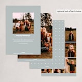 "Modern Polaroid" - Holiday Cards in Stone by Adelyn T. - Back of Card Options