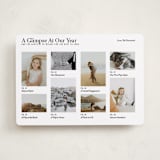 "a glimpsed year" - Holiday Cards in Pepper by Bramble Studio - Front