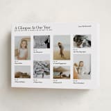 "a glimpsed year" - Holiday Cards in Pepper by Bramble Studio - Folded Card