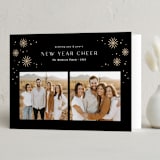 "Sparkle & Shine" - Holiday Cards in Shadow by Melanie Kosuge - Folded Card