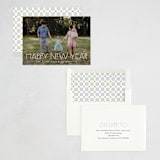 "monoline" - Holiday Cards in Snow by Amy Kross - Assembled