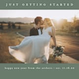 "Getting Started" - Holiday Cards in Sage by Amy Kross - Detail