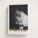 "Bold Cheers" - Holiday Cards in Ink by Emily Sabol Goss - Folded Card