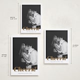 "Bold Cheers" - Holiday Cards in Ink by Emily Sabol Goss - Formats Available