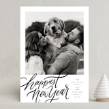 "Happy!" - Holiday Cards in Ink by Wildfield Paper Co - Front