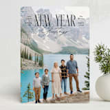 "Picturesque" - Holiday Cards in Onyx by Kacey Kendrick Wagner - Front
