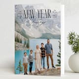 "Picturesque" - Holiday Cards in Onyx by Kacey Kendrick Wagner - Folded Card