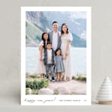 "shout!" - Holiday Cards in Snow by Carolyn Nicks - Front