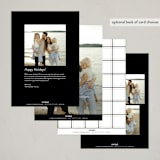 "shout!" - Holiday Cards in Snow by Carolyn Nicks - Back of Card Options