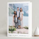 "shout!" - Holiday Cards in Snow by Carolyn Nicks - Folded Card