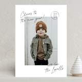 "sign" - Holiday Cards in Linen by Jennifer Lew - Front