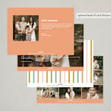 "Cheeky Cheer" - Holiday Cards in Candy Stripe by Darby McGuire - Back of Card Options