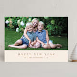 "Understated" - Holiday Cards in Buttercream by Eric Clegg - Front