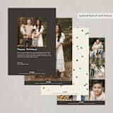 "Bon Bon" - Holiday Cards in Confetti by Snow and Ivy - Back of Card Options