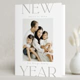 "Bold Minimalist" - Holiday Cards in Vanilla by Joanna Griffin - Folded Card