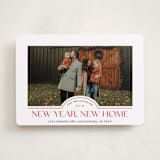 "New Home" - Holiday Cards in Scarlet by Iveta Angelova - Front