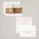"Modern Cheer" - Holiday Cards in Poinsettia by Ana Sharpe - Assembled