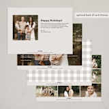 "happiest times" - Holiday Cards in Snow by Carolyn Nicks - Back of Card Options