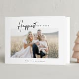 "happiest times" - Holiday Cards in Snow by Carolyn Nicks - Folded Card
