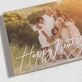 "Monoline Lettering" - Holiday Cards in Sparkler by Erin German - Detail