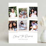 "Six Snapshots" - Holiday Cards in Snowflake by Hooray Creative - Front