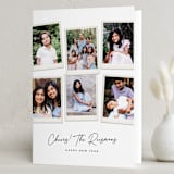 "Six Snapshots" - Holiday Cards in Snowflake by Hooray Creative - Folded Card