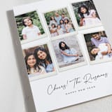 "Six Snapshots" - Holiday Cards in Snowflake by Hooray Creative - Detail