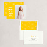 "More Cheer this Year" - Holiday Cards in Sunshine by Nicole Walsh - Assembled