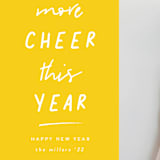 "More Cheer this Year" - Holiday Cards in Sunshine by Nicole Walsh - Detail