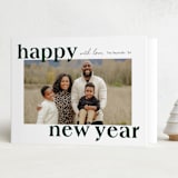 "Bold stagger" - Holiday Cards in Pine by Stacey Meacham - Folded Card