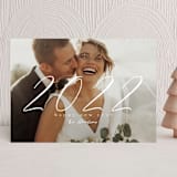 "Charming Script" - Holiday Cards in Bright by Keen Peachy - Front