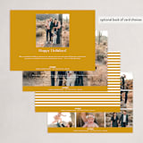 "Charming Script" - Holiday Cards in Bright by Keen Peachy - Back of Card Options