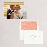 "Charming Script" - Holiday Cards in Bright by Keen Peachy - Assembled