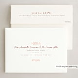 "Charming Script" - Holiday Cards in Bright by Keen Peachy - FREE Recipient Addressing
