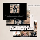 "Best is yet to come" - Holiday Cards in Coal by Erika Firm - Back of Card Options