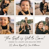 "Best is yet to come" - Holiday Cards in Coal by Erika Firm - Detail