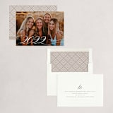 "Classy Year" - Holiday Cards in Snow by Ekko Studio - Assembled