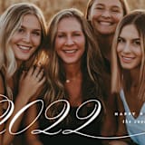 "Classy Year" - Holiday Cards in Snow by Ekko Studio - Detail