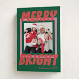 "Bold and Bright" - Holiday Cards in Mistletoe by Shari Margolin - Folded Card